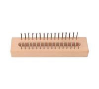 Cocoarm Telar de Tejer, Tablero de Telar de Madera de Haya, Diseño Cuadrado con Ganchos Fijos, Fácil Tejido de Bricolaje para Bufandas, Sombreros, Juguetes, para Principiantes, Adultos, Niños,