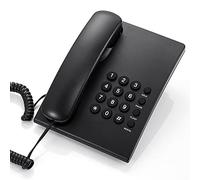 Cocoarm Teléfono con Cable Teléfono Fijo para el Hogar ABS de Escritorio y Montaje en Pared con Flash de Retención de Rellamada No Necesita Energía para Personas Mayores Oficina Recepción de Hotel