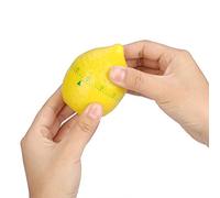 Cocoarm Temporizador de Cocina, Temporizador de Cuenta Regresiva Mecánico ABS de 60 Minutos en Forma de Limón, sin Funcionamiento con Batería, Anillo Fuerte Compacto de 6,2 X 6,2 X 8 Cm para Cocinar,