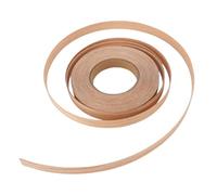 Cocoarm Tira de Bandas para Bordes, Cinta de Chapa de Madera Prepegada de Roble Rojo, Adhesivo Termofusible, 1,9 Cm X 15 M para Reparación de Muebles de Gabinete
