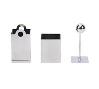 Cocoarm Tofu Press Juego de Cortadores de Tofu de Acero Inoxidable con Ergonómico Moldes de Flores y Cubos de 4 X 8,2 Cm para Cortar Alimentos Blandos Queso en Cocinas Domésticas (A)