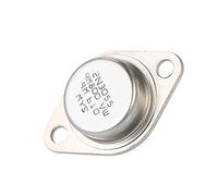 Cocoarm Transistores de Potencia 2N3055, NPN TO-3 de Acero Inoxidable, 15 A 60 V máx. 100 V, Carcasa Metálica, Juego de 5 para Reparación de Fuentes de Alimentación de Amplificadores,