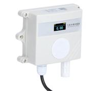 Cocoarm Transmisor de Ozono Transmisor de Detección de Gas de PVC RS485 10 a 30 V CC 0 a 10 Ppm con Pantalla Montaje en Pared para Acuicultura Invernadero Monitoreo de Granjas de Alimentos