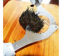 Cocoarm Urchin de Mar Urchin Opener Herramienta de Mariscos Multifuncionales de Acero Inoxidable con Manejo Ergonómico para la Apertura de Erizo de Mar sin Esfuerzo