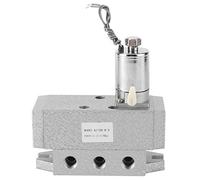 Cocoarm Válvula Solenoide Eléctrica de 2 Posiciones y 5 Vías Válvula Solenoide Neumática de Aleación de Aluminio G1 8 Pulgadas K25DH 6 H Conmutación Rápida 0.04s Alto Flujo para Control de Aire
