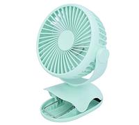 Cocoarm Ventilador de Pinza, Ajustable 360 Grados, Cuatro Velocidades | Refrigeración de escritorio para espacios de trabajo y mesas de noche, batería de 3600 mAh, flujo de aire silencioso de 15