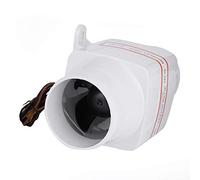 Cocoarm Ventilador extractor de aire de 12 V, impermeable, color blanco, 75 mm, montaje en techo, plástico ABS, 130 CFM, 3800 LPM, 30 W, baño, yates, edificios, caravanas, oficinas, hoteles