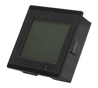 Cocoarm Voltímetro Digital Amperímetro Pantalla LCD Medidor de Voltaje 80 a 300V 20A Monitor de Impedancia de Potencia de Corriente Multifunción con Retroiluminación Restablecimiento de Alarma para
