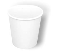 Cocobanana Vasos de Papel 75ml - Contenedores de Bebidas Desechables y Reciclables - Cartón Alimentario Sin Gusto ni Olor - Pequeño para Café Caliente y Frío, Té, Espresso - [Blanco], [400]
