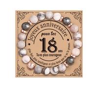 CoCoCherry - Pulsera para niña de 18 años, regalo para niña de 18 años, regalo de cumpleaños para mujer de 18 años, pulsera personalizada, regalo de cumpleaños para mujer, regalo de Navidad para