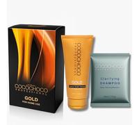 Cocochoco Gold - Tratamiento de queratina para alisar el cabello brasileño de 100 ml, champú de 50 ml..