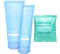 COCOCHOCO PURE Tratamiento de Queratina Brasileña libre de formoles pelo profesional 200 ml + Champú aclarador profesional 50 ml