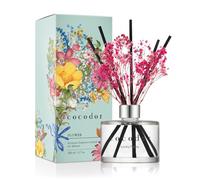 COCODOR Difusor de Varillas con Flores secas/Preciosa Peonía (Lovely Peony) / 200ml / Ambientadores de Hogar, Ambientador Varillas, Regalo Madre Profesora, Regalo Día del Madre
