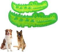 Cocodrilo De AlimentacióN Lenta para Masticar Y Buscar, Juguetes Dispensadores De Golosinas De CaimáN para Perros. MantéN A Tu Perro Ocupado, Entrena para Masticar, Limpia Sus Dientes,2pcs-S+L