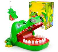 Cocodrilo Dentista Juego para niños, Cocodrilo Sacamuelas, Divertido Boca Dentista Bite Finger Familia Juego, Cocodrilo Juguete De Entretenimiento Familiar Juguete Interactivo Familiar para Niños