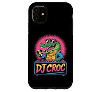 Cocodrilo Dj Con Amor A La Música Para Eventos Carcasa para iPhone 11