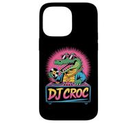Cocodrilo Dj Con Amor A La Música Para Eventos Carcasa para iPhone 14 Pro Max
