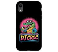 Cocodrilo Dj Con Amor A La Música Para Eventos Carcasa para iPhone XR