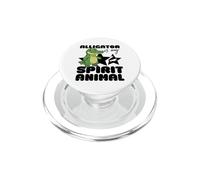 Cocodrilo es mi espíritu, Dibujos Animados Kawaii, Divertidos caimanes PopSockets PopGrip para MagSafe