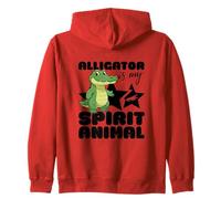 Cocodrilo es mi espíritu, Dibujos Animados Kawaii, Divertidos caimanes Sudadera con Capucha