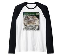Cocodrilo Hay Movimiento en su Puerta Principal Cocodrilo Tonto Camiseta Manga Raglan