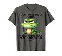 Cocodrilo lindo No tengo problemas de confianza Solo creo que más Camiseta