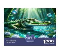 Cocodrilo Misericordioso Puzzle De 1000 Pièces Pour Adultes Et Enfants Dès 14 ANS Jeu De Patience Et De Réflexion De Qualité Supérieure Décoration De La Maison 70x50cm/1000pcs