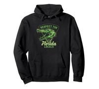 Cocodrilo, residentes de Florida, pantano de Reptiles y Everglades Pride Vibe Sudadera con Capucha