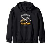 Cocodrilo, residentes de Florida, pantano de Reptiles y Everglades Pride Vibe Sudadera con Capucha