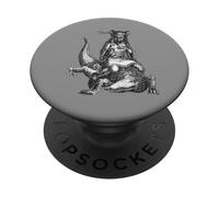 Cocodrilo Rey de Las Sombras PopSockets PopGrip Adhesivo