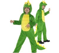 Cocodrilo Traje Todo en Uno Infantil Peter Pan Disfraz Día Del Libro Edad 4-12