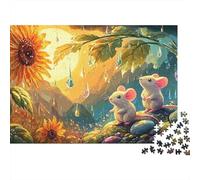 Cocodrilos a la Luz de la Luna Puzzles 1000 Piezas - Clásico 52x38cm