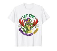 Cocodrilos cocodrilo Mardi Gras dejó Que comiencen Las travesuras Camiseta