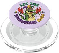 Cocodrilos cocodrilo Mardi Gras dejó Que comiencen Las travesuras PopSockets PopGrip para MagSafe