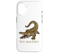 Cocodrilos Gracioso hasta Luego Cocodrilo Carcasa para iPhone 16