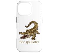 Cocodrilos Gracioso hasta Luego Cocodrilo Carcasa para iPhone 16 Pro