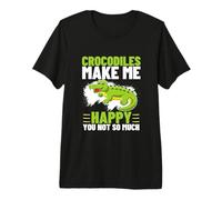 Cocodrilos Make Me Happy You Not So Much Funny Cocodrilo Camiseta Premium