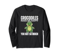 Cocodrilos Make Me Happy You Not So Much Funny Cocodrilo Manga Larga
