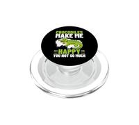 Cocodrilos Make Me Happy You Not So Much Funny Cocodrilo PopSockets PopGrip para MagSafe