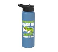 Cocodrilos Make Me Happy You Not So Much Funny Cocodrilo Stainless Steel Insulated Water Bottle