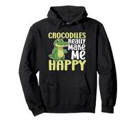 Cocodrilos Make Me Happy You Not So Much Funny Cocodrilo Sudadera con Capucha