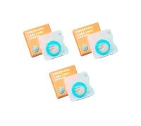 COCOFLOSS Hilo dental tejido con infusión de aceite de coco | Naranja | Diseñado por dentistas | Vegano y sin crueldad | Suministro de 6 meses (32 yardas x 3 unidades)