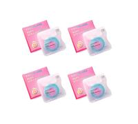 Cocofloss tejido de hilo dental dental dentista de dentista diseado por el dentista oral aroma de fresa encera al hilo de cuerda para nios expa