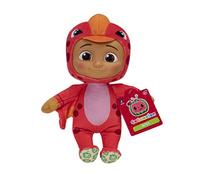 CoComelon- Dinosaurio Little Plush, Color Rosa (Jazwares JWC0332)