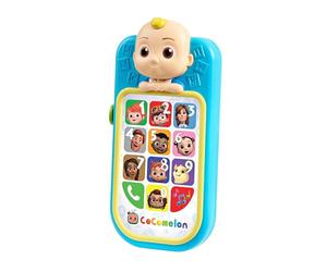 CoComelon Just Play - Teléfono de Juguete de Aprendizaje para niños, Luces, Sonidos, música, Letras, números, Colores, Formas y Clima, Juguetes para niños de 18 Meses