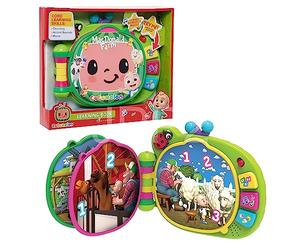 CoComelon , libro de aprendizaje J.J., funciones de aprendizaje y electrónica, juguetes para niños a partir de 18 meses, CCM10 (versión francesa)