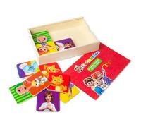 COCOMELON Memory de Cartas de Madera