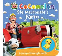Cocomelon: Old MacDonald’s Farm: A peep-through book: Learn fun animal sounds with JJ and Grandpa in this interactive illustrated board book for kids aged 1, 2, 3 and 4 years