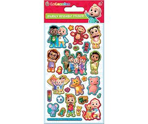 CoComelon - Pegatinas reutilizables brillantes, producto oficial