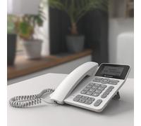 COCOMM COCOMM F360 Teléfono 4G de Sobremesa Teléfono fijo móvil 4G con ranura SIM, manos libres, Bluetooth y teclas de memoria, pensado para puestos de